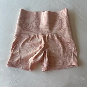 light pink shorts from gymshark